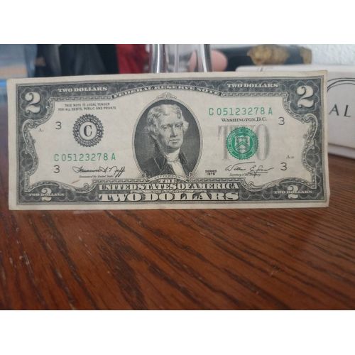 2 Dollars 1976 Série C État Neuf