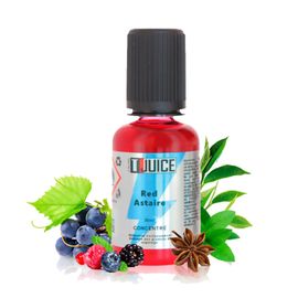 Concentré Arôme 2x 30ML, T-Juice RED ASTAIRE, Fruits rouge raisin noir, menthol, DIY E LIQUIDE, Sans nicotine ni tabac