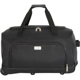 Black - Sac de Voyage à roulettes ¿ Taille XS 52 cm - Marque Française - Garantie 2 Ans en France