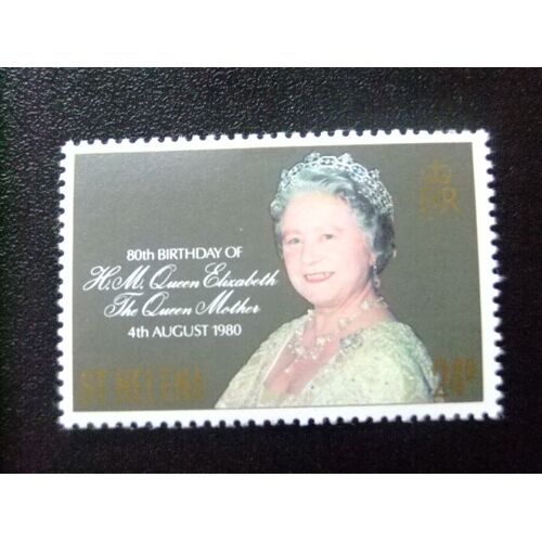 Sainte-Helene St Helena 1980 80º Anniversaire De L´Elizaberth Yvert 329 ** Mnh