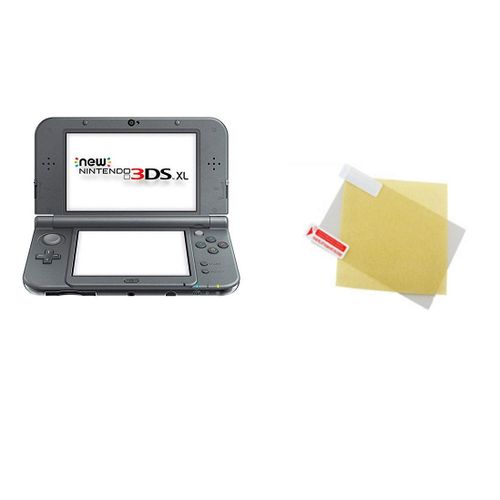 Film De Protection Écran (Screen Protector) + Chiffon Pour Nintendo New 3 Ds Xl (New 3ds Ll)