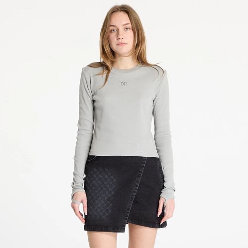 T-Shirt Daily Paper Logo Rib Top Ultimate Gray S