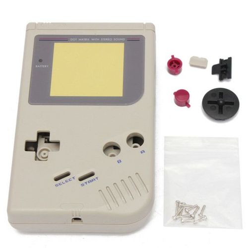 Coque De Remplacement Compatible Pour Nintendo Game Boy Première Génération Gameboy Gb Fat Shell