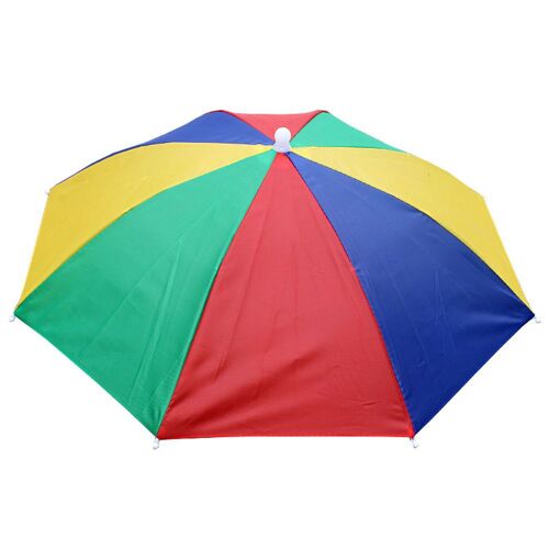 Chapeau Parapluie Portable Pliable Pour L'extérieur, Imperméable, Idéal Pour Le Camping, La Pêche Ou La Randonnée