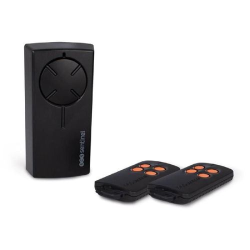 Kit récepteur radio universel SCS SENTINEL - 12/24V - Avec 2 télécommandes. boutons oranges - RadioGate Kit