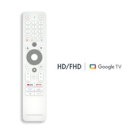 Télécommande Thomson blanche pour Google TV HD/FHD