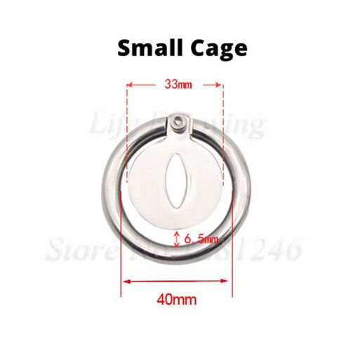 Cage Extrêmement Petite En Acier Pour Homme, Anneau De Pénis, Trompette, Dispositif De Chasteté, Trou Urétral Élargi, Jouets Sexuels De Bondage Sm Pour Adultes