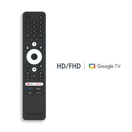 Télécommande Thomson noire pour Google TV HD/FHD