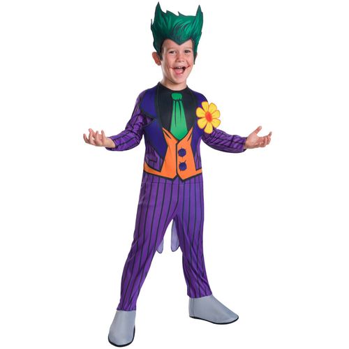 Déguisement Deluxe Joker Garçon - Taille: 3 À 4 Ans (104 Cm)