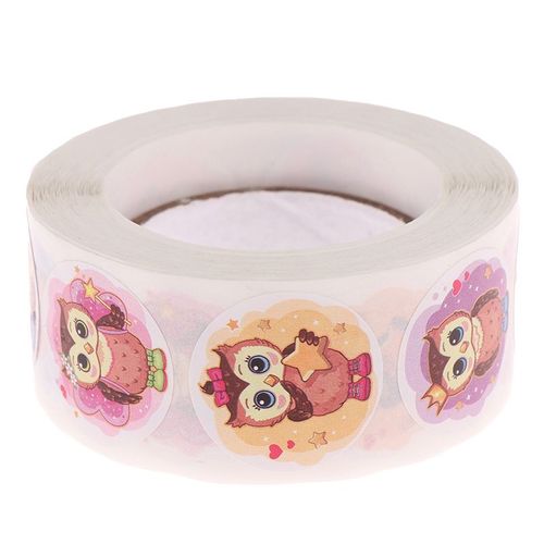 Autocollants Animaux De Dessin Animé Pour Enfants, 500 Pièces, Jouet Classique, Décoration, Mignon, Hibou, Fournitures Pour Enseignants, Récompense, Encouragement