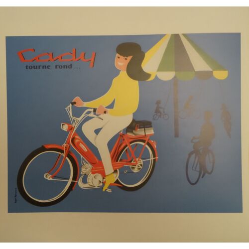 Reproduction De Publicité Ancienne - Candy Tourne Rond-