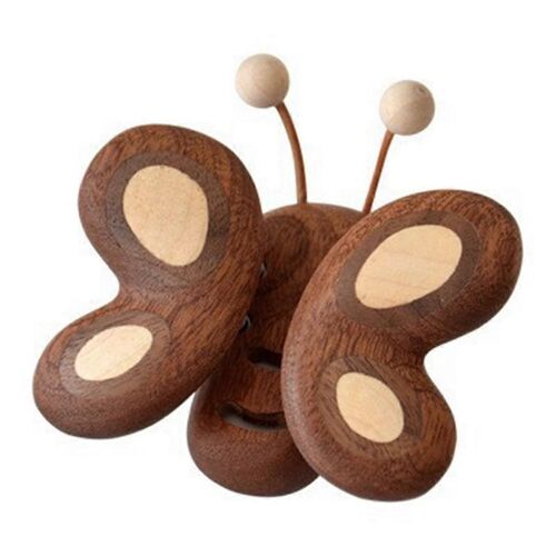 Wooden Car Air Freshener, Butterfly Sculpture, Perfume Deodorant Aromatherapy Decoration, Home Deco