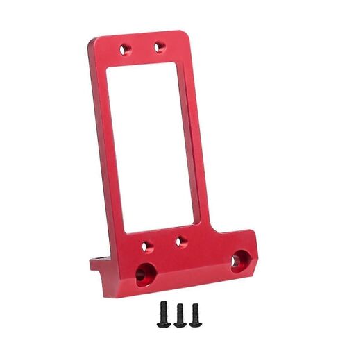 Essieu avant en alliage d'aluminium BAT Servo Mount pour 1/10 SCX10 III AR45P Essieu portique LCG Châssis Servo Support Rouge