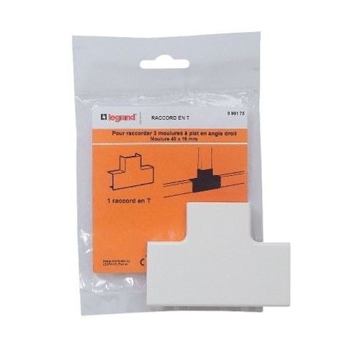 Système de moulure 40 x 16 mm LS Té de dérivation