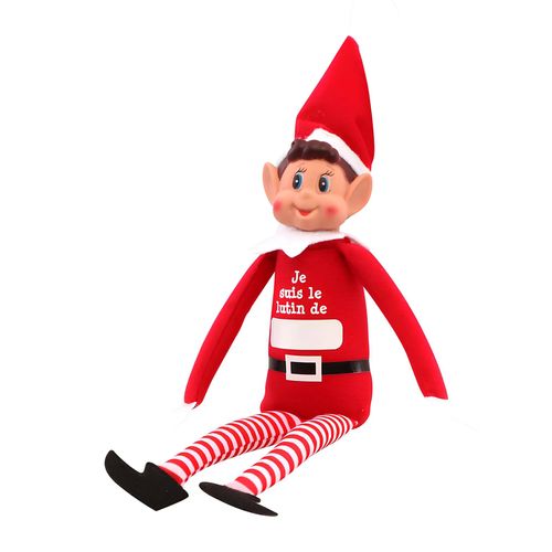 Lutin Farceur Garçon Elfie À Personnaliser 38 Cm
