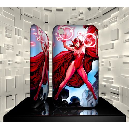 Coque Iphone 3g 3gs Sorciere Rouge Scarlet Witch Avengers Comics 02