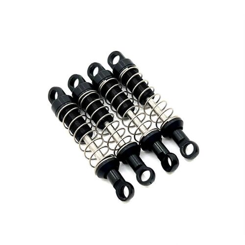 Pour MN78 Amortisseur avant et arrière en métal pour MN78 1/12 RC Car Upgrades Pièces Accessoires, Noir
