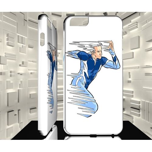 Coque Design Iphone 8 Plus 8+ Quicksilver Vif Argent Comics 01
