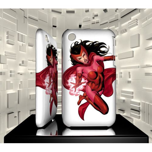 Coque Iphone 3g 3gs Sorciere Rouge Scarlet Witch Avengers Comics 05