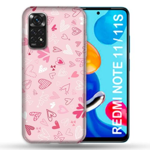 Coque Renforcée Pour Xiaomi Redmi Note 11 / 11s Amour Ptis Coeurs