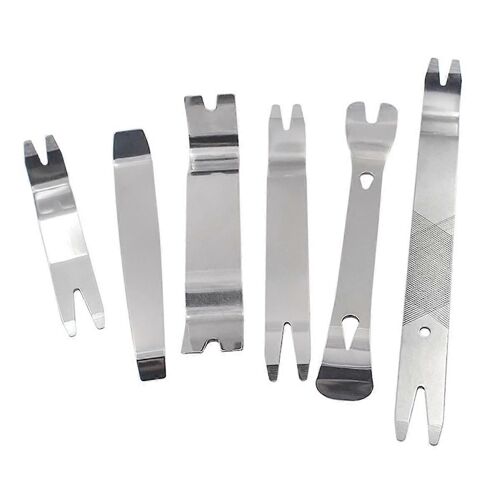 Outil De Retrait Intérieur De Voiture 6 Pcs Kit Auto Autoradio Porte Clip Panneau Garniture Tableau De Bord Audio Enlèvement Outil D'installation