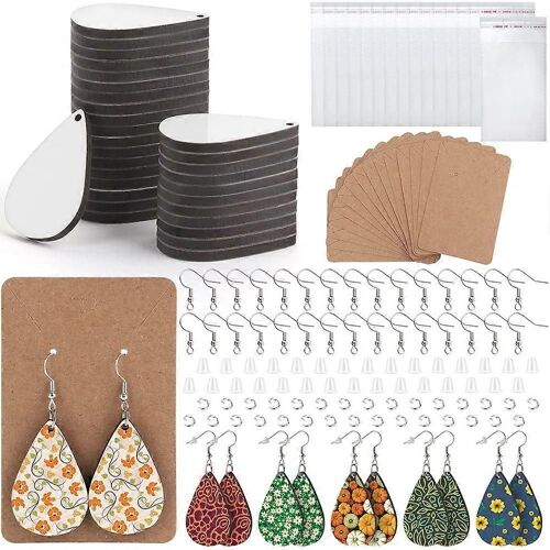 Sublimation Blanks Products,Sublimation Printing Boucle D'oreille Blank Jewelry Blanks Supplies,Heat T 30pcs