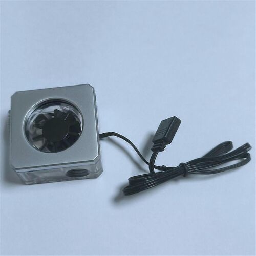 Débitmètre De Refroidissement Par Eau Débitmètre D'eau Rvb G1 / 4 Pouces Système De Débitmètre Pour Pc Gaming Water Cooling Building Titanium