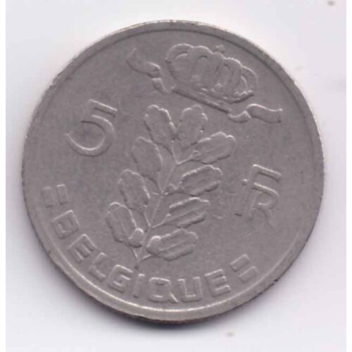 Belgique : 5 Fr ( Francs Belges) 1965 ;  Belgique