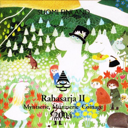 Bu Finlande - Année 2004 - Coffret Bu - Rahasarja 2- Avec 2 Euro Commemo Elargissement Ue