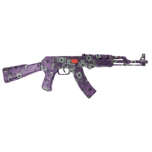 Mitrailleur Jouet Déguisement Crazy 62cm Violet
