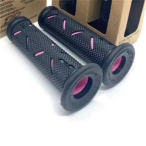 Poignées Universelles En Caoutchouc Pour Guidon De Moto, 22mm, Accessoires De Modification Pour Honda Suzuki Ducsaubenelli-Rose