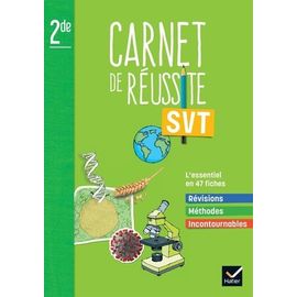 Svt 2de Mon Carnet De Réussite - Carnet Élève