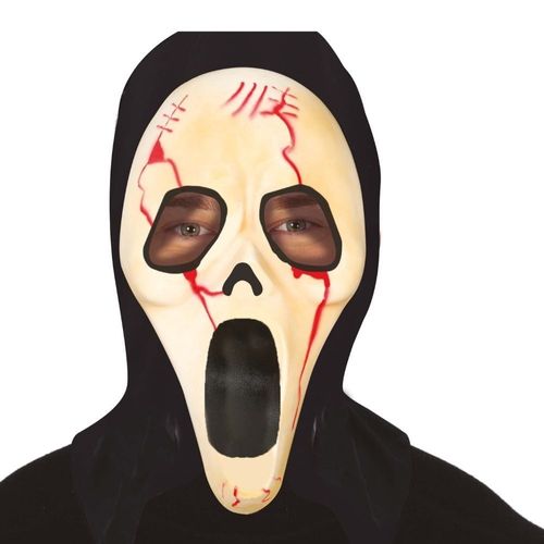 Masque Rigide Assassin Sanglant Capuche Adulte