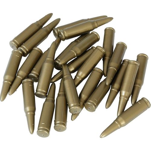25 Balles Pvc Jouet Munitions Militaire