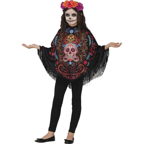 Déguisement Poncho Jour Des Morts Enfant