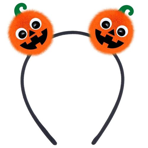 Serre-Tête Citrouille Fun Yeux Mobiles Enfant