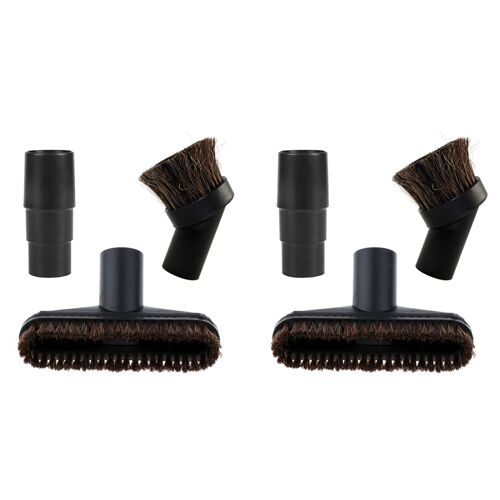 Pièces de rechange en crin de cheval avec tête de brosse pour aspirateur, buse, adaptateur, 32mm, 35mm, 2 pièces assorties