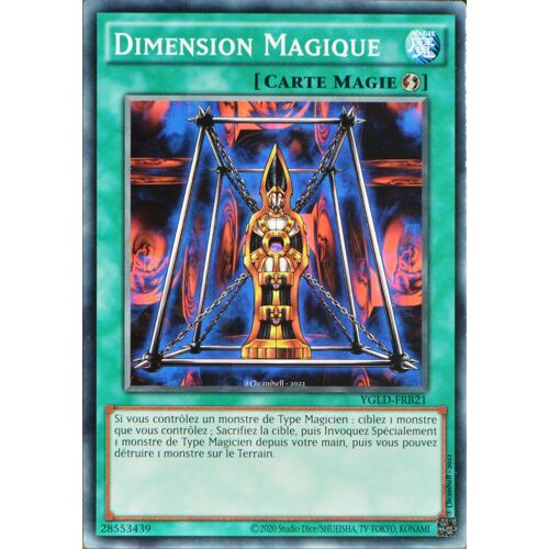 Carte Yu-Gi-Oh Ygld-Frb21 Dimension Magique 2ed Commune Neuf Fr