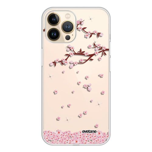 Coque Iphone 13 Pro 360 Intégrale Transparente Chute De Fleurs Tendance Evetane.