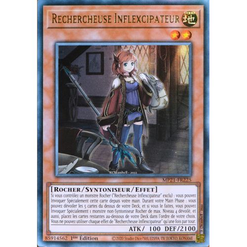 Carte Yu-Gi-Oh Mp21-Fr225 Rechercheuse Inflexcipateur Ultra Rare Neuf Fr