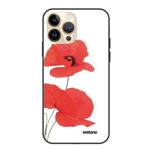 Coque Iphone 13 Pro Coque Soft Touch Glossy Coquelicot Design Evetane