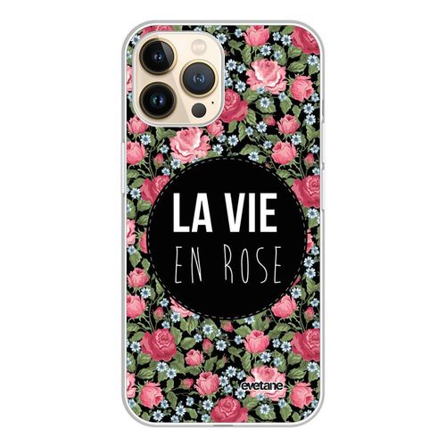 Coque Iphone 13 Pro 360 Intégrale Transparente La Vie En Rose Tendance Evetane.