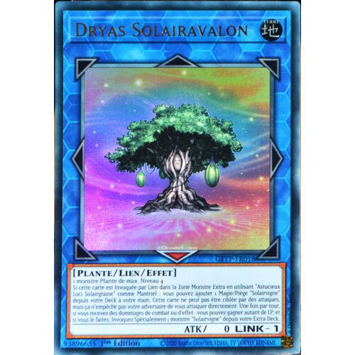Carte Yu-Gi-Oh Gftp-Fr018 Dryas Solairavalon Ultra Rare Neuf Fr