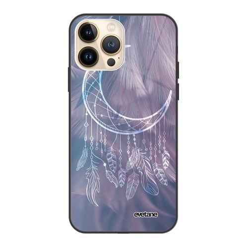 Coque Iphone 13 Pro Coque Soft Touch Glossy Lune Attrape Rêve Design Evetane