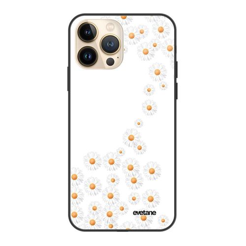 Coque Iphone 13 Pro Coque Soft Touch Glossy Marguerite Design Evetane