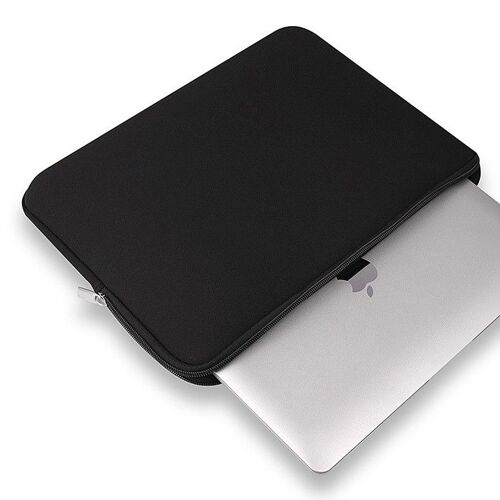 Housse de protection zippé noir compatible MacBook Pro 15 et 16 Pouces