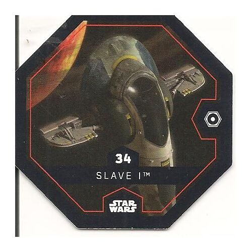 Jeton Star Wars Cosmic Shells Leclerc N°34 - Slave I