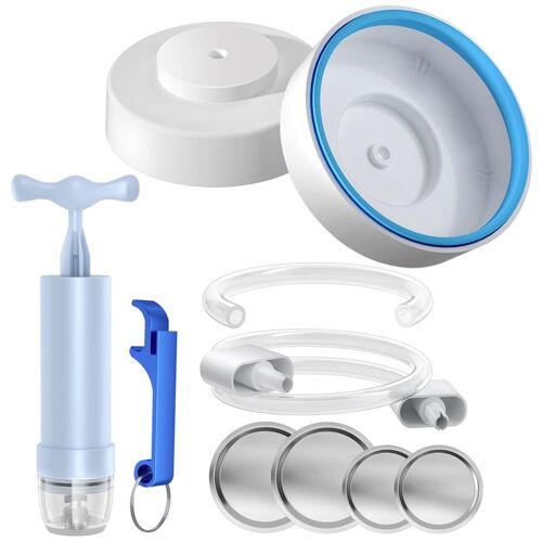 Bancs Sous Vide Pour La Conservation Des Aliments, Machine Avec Tuyau, Pompe À Vide Manuelle Portable, Adaptée Aux Canettes Mason