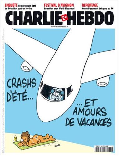 Charlie Hebdo 890 : Crashs D'été Et Amours De Vacances
