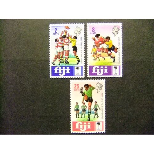 Fiji Fidji 1973 Rugby Yvert Nº 310 / 12 ** Mnh